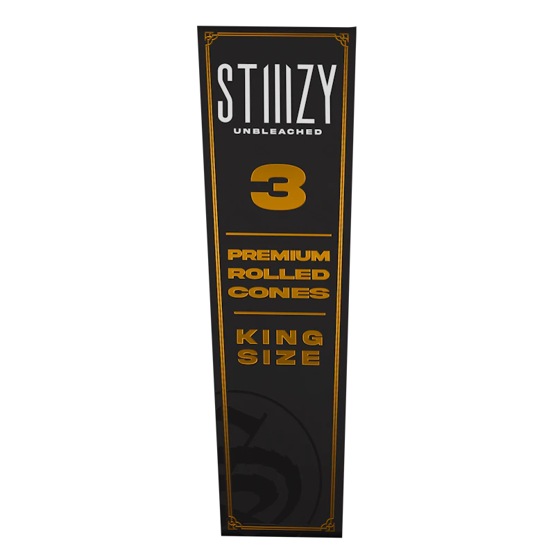 STIIIZY Paper Cones - King Size Unbleached, Gear