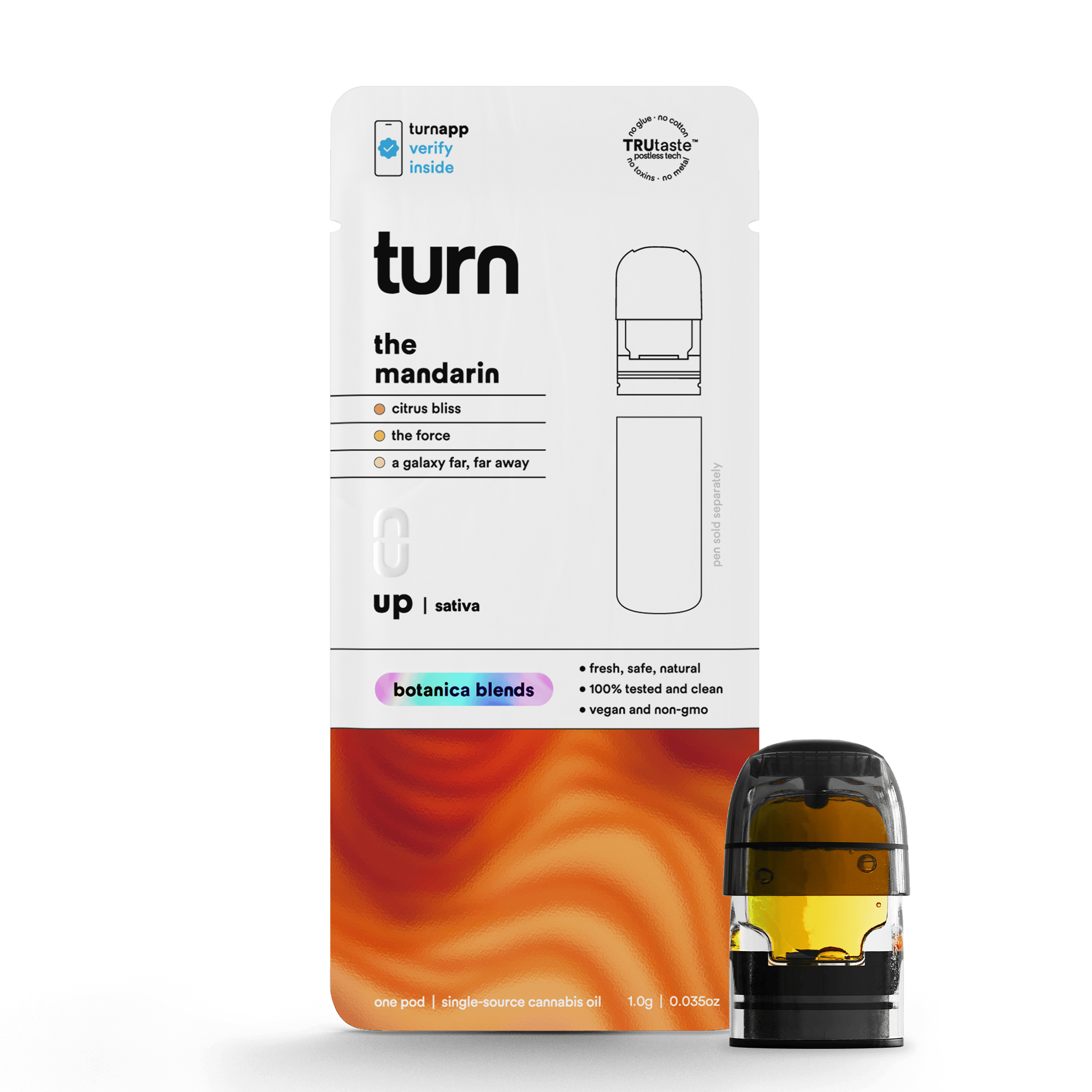 The Mandarin · Botanica Blends · Sativa · Pod