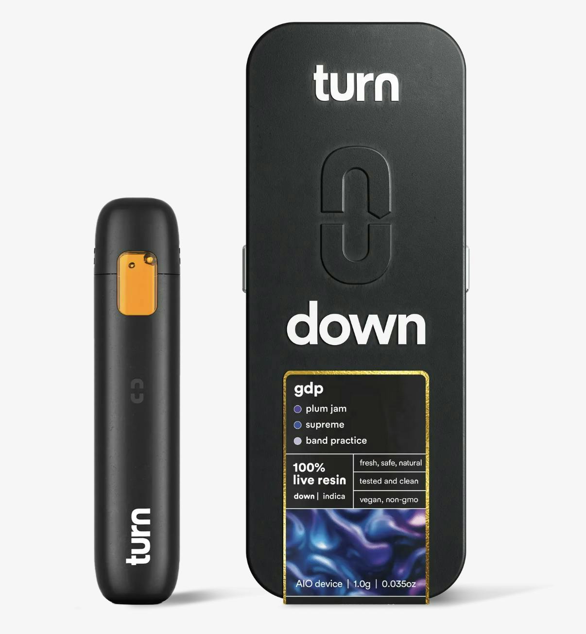 GDP | 100% Live Resin | AIO | Indica by turn
