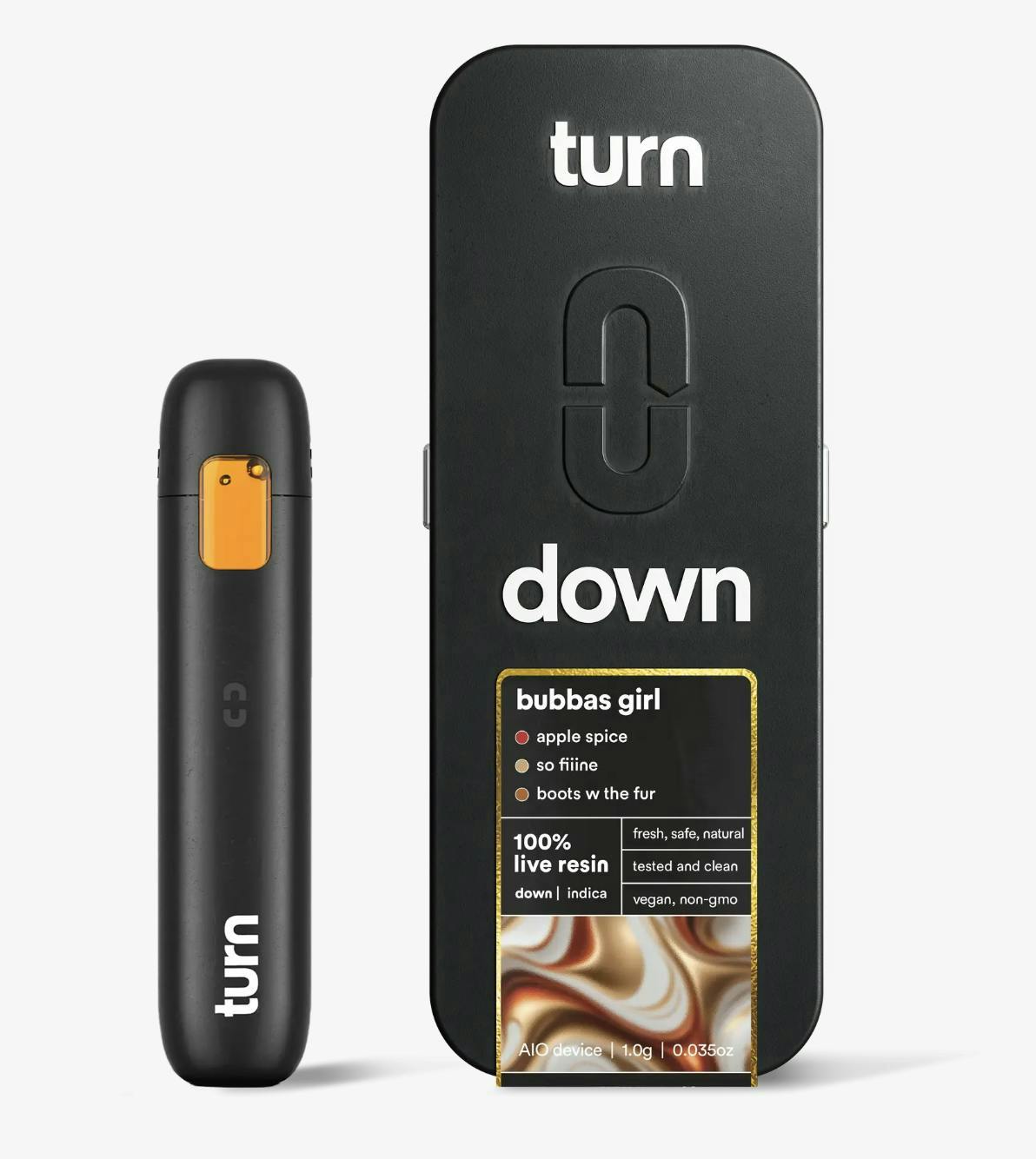 Bubbas Girl | 100% Live Resin | AIO | Indica by turn