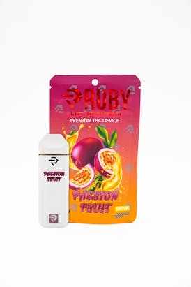 RUBY Passion Fruit Live Resin All In One 1000mg