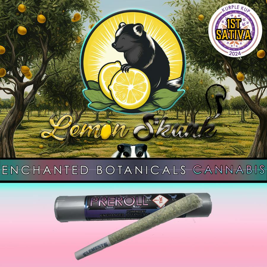 Enchanted Botanicals | Lemon Skunk | Pre Roll