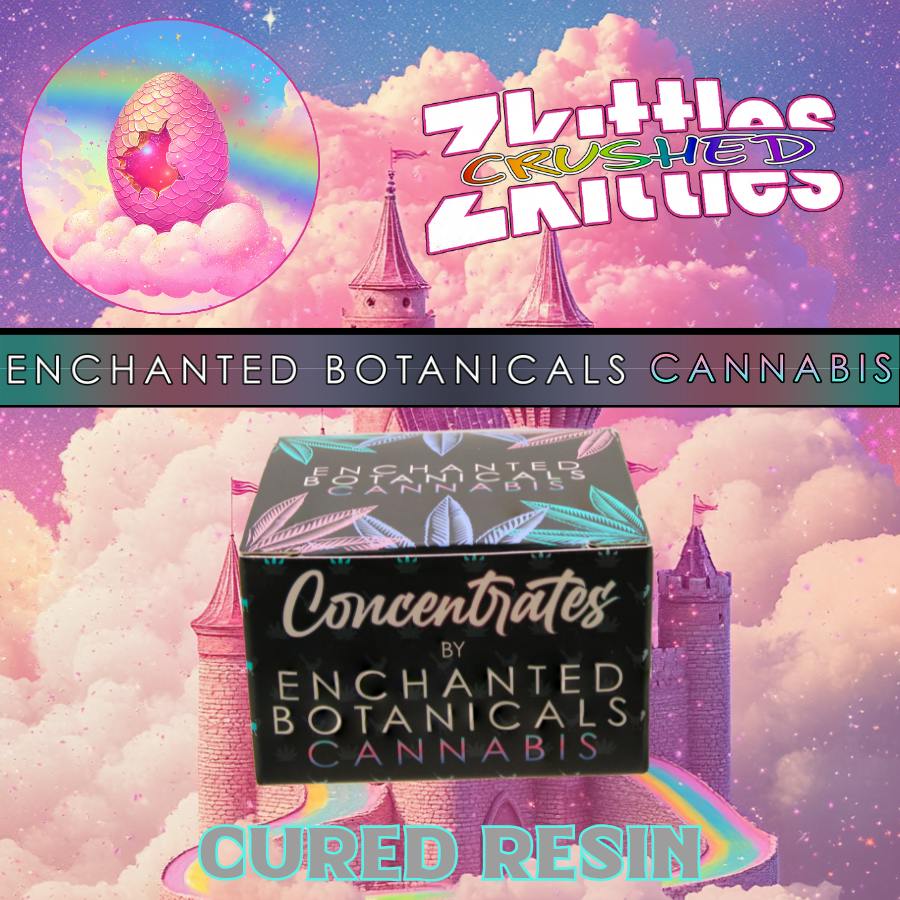 Enchanted Botanicals | Crushed Zkittles | Cured Resin
