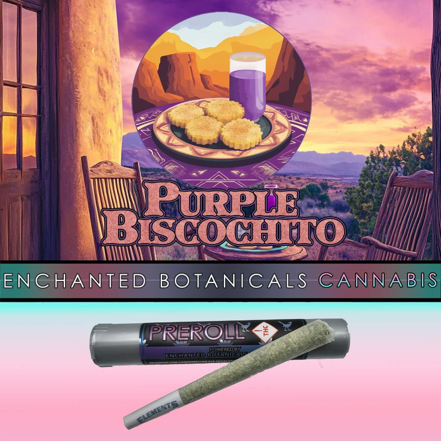 Enchanted Botanicals | Purple Biscochito | Pre Roll