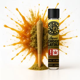 INFUSED COATED 1G BUDDER & KIEF CHOCOLATINA PRE-ROLL