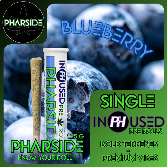 Pharside - Infused Pre-roll - Blueberry 1.25g