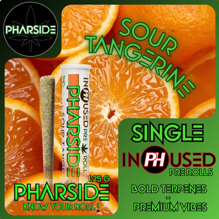 Pharside - Infused Pre-roll - Sour Tangie 1.25g