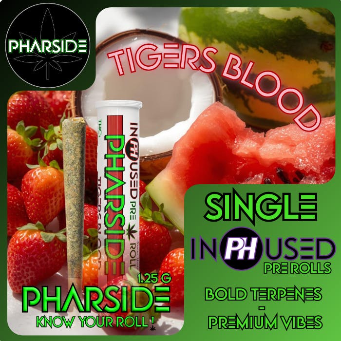 Pharside - Infused Pre-roll - Tiger's Blood 1.25g