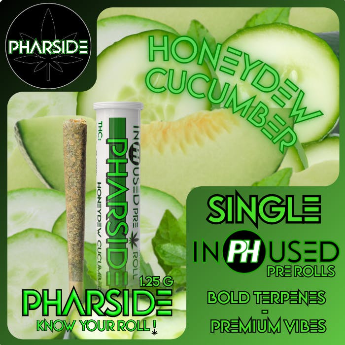 Pharside - Infused Pre-roll - Honeydew Cucumber 1.25g