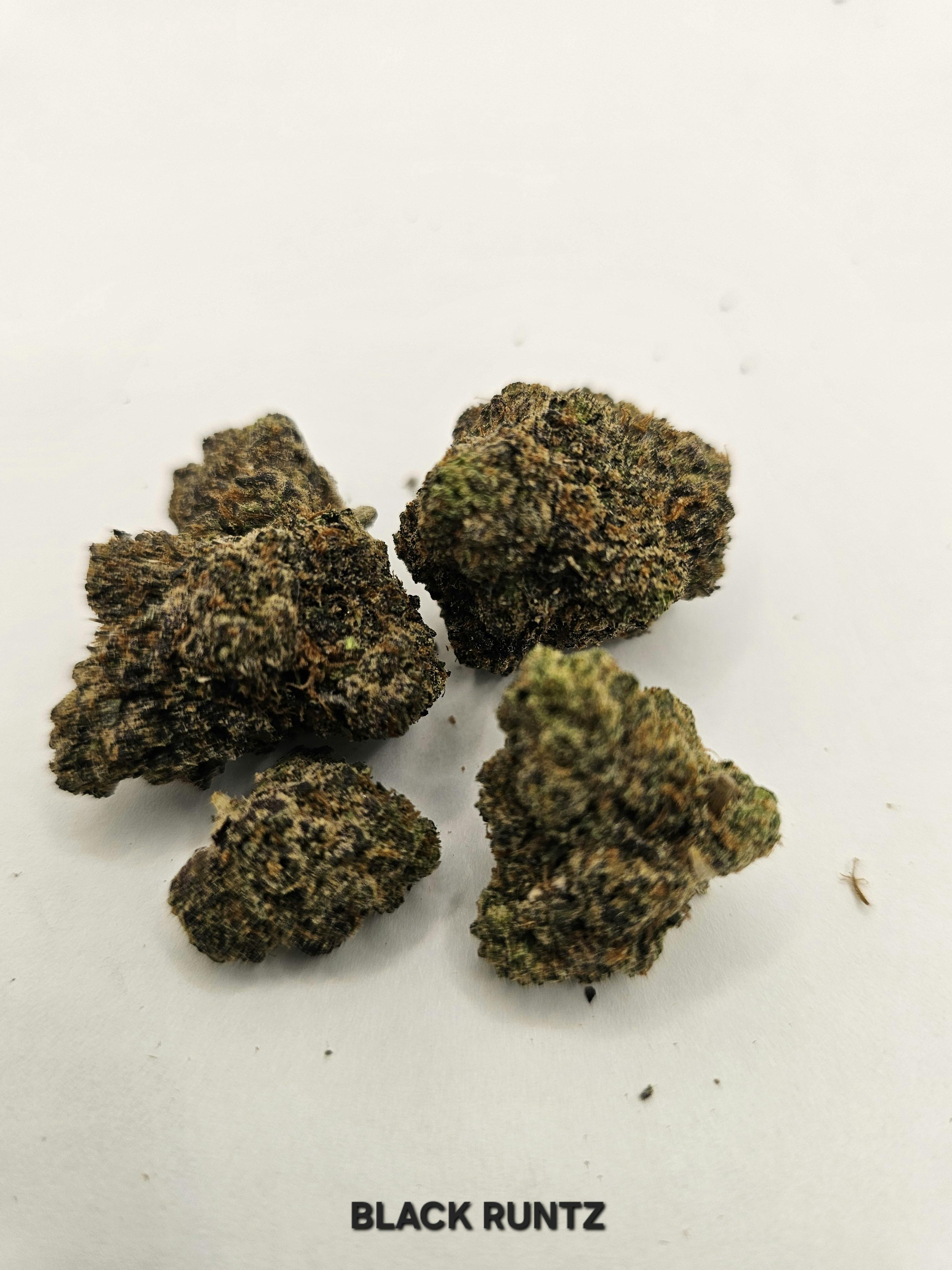 1/8 prepack indoor flower Black Runtz