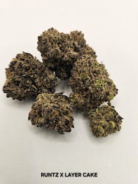 1/8 Prepack indoor flower Runtz Layer Cake