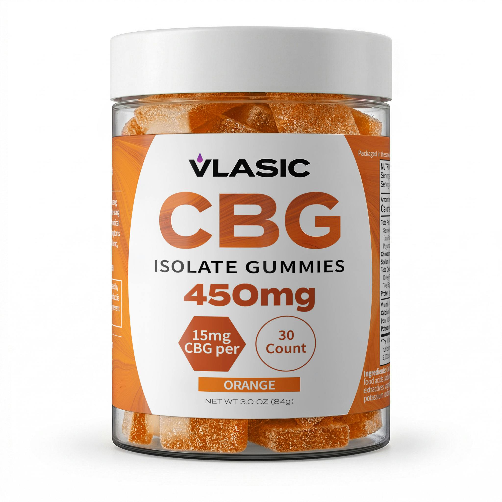 CBG Gummies (Orange) - Vlasic