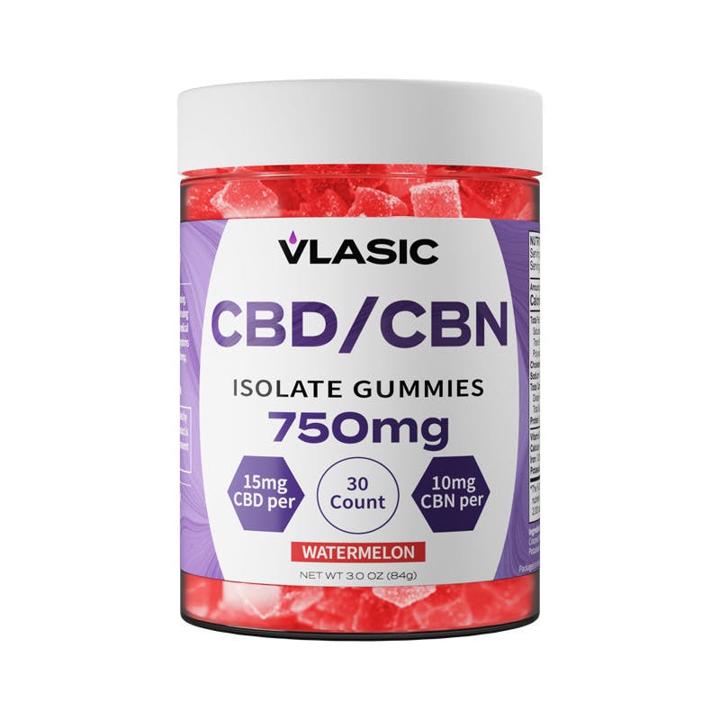 Eybna イブナ CBD CBN CBG 10ml スウィートウォーターメロン CBD/CBN Gummies (Watermelon) - Vlasic
