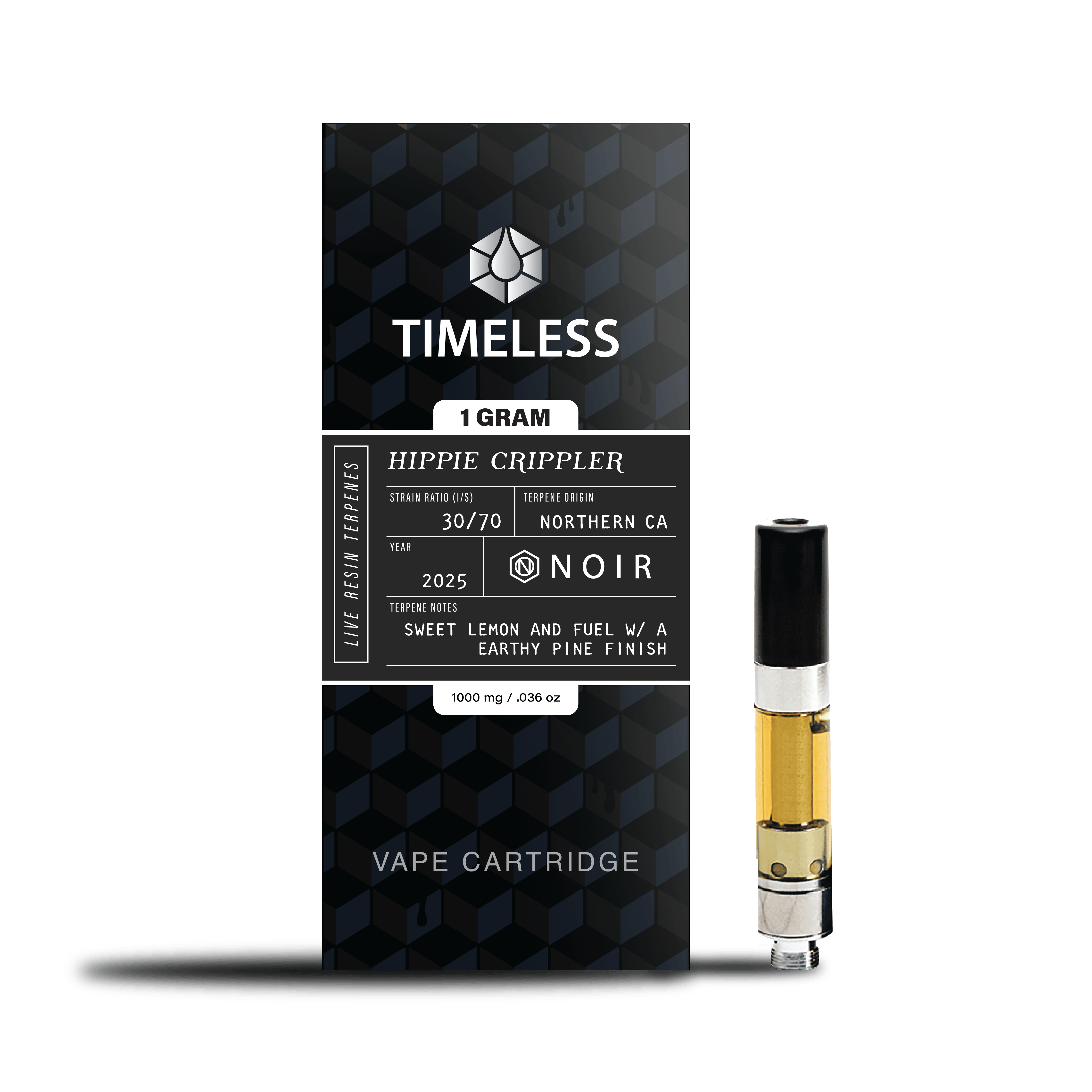 Hippie Crippler | NOIR Cartridge | 1g at Midwest Dispensary