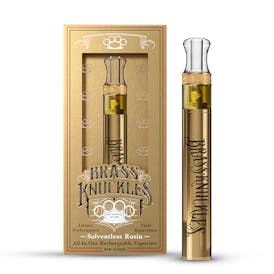 Brass Knuckles Blueberry Pie Solventless Rosin .5g All-In-One Rechargeable