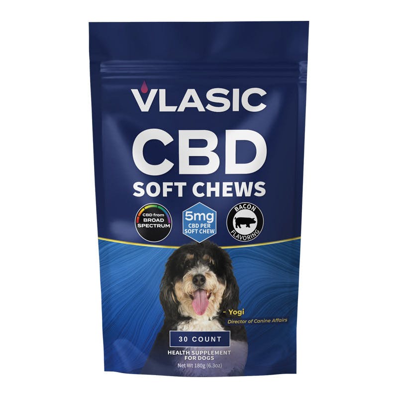 Broad Spectrum CBD Dog Chews (Bacon Flavor)