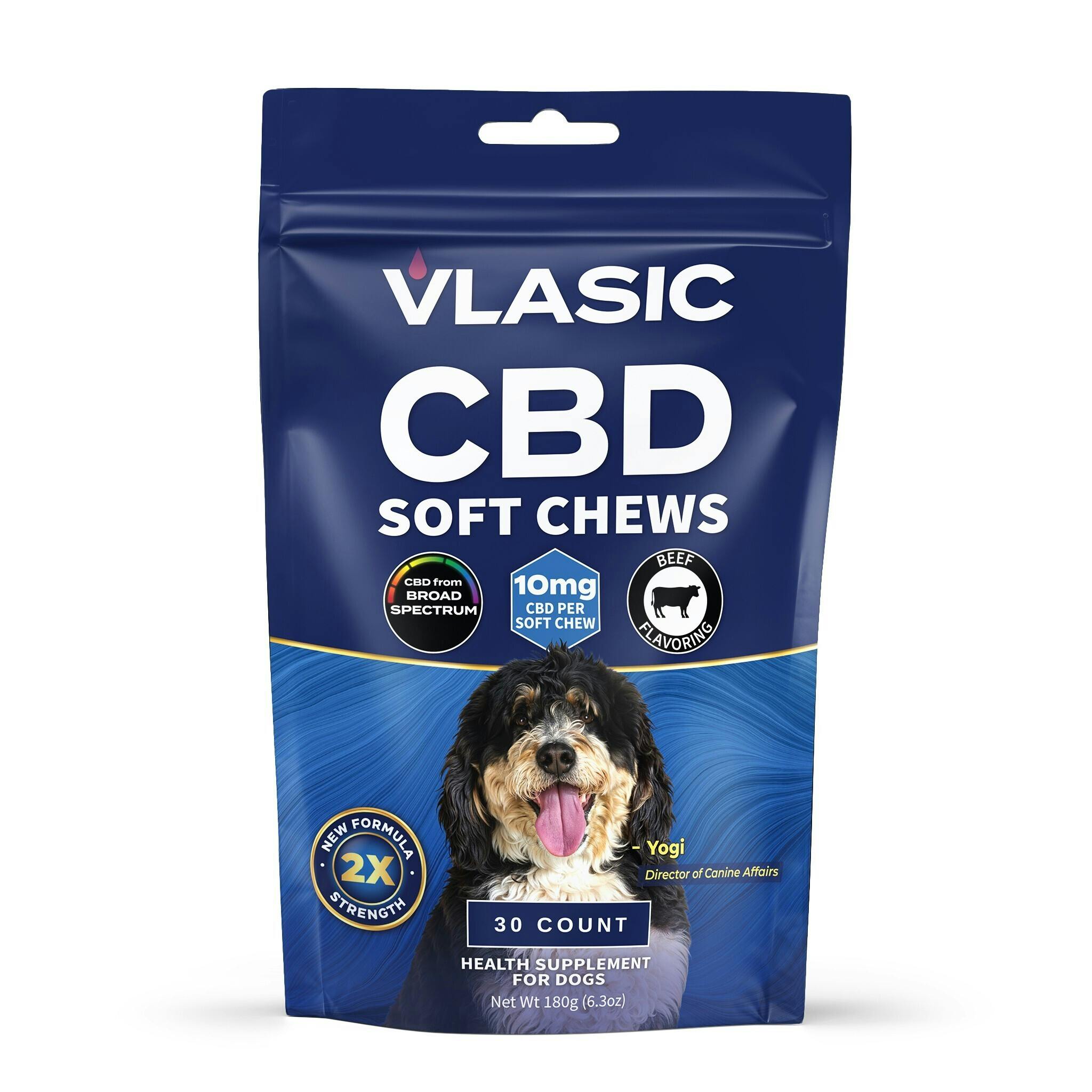 Broad Spectrum CBD Dog Chews (Beef Flavor)