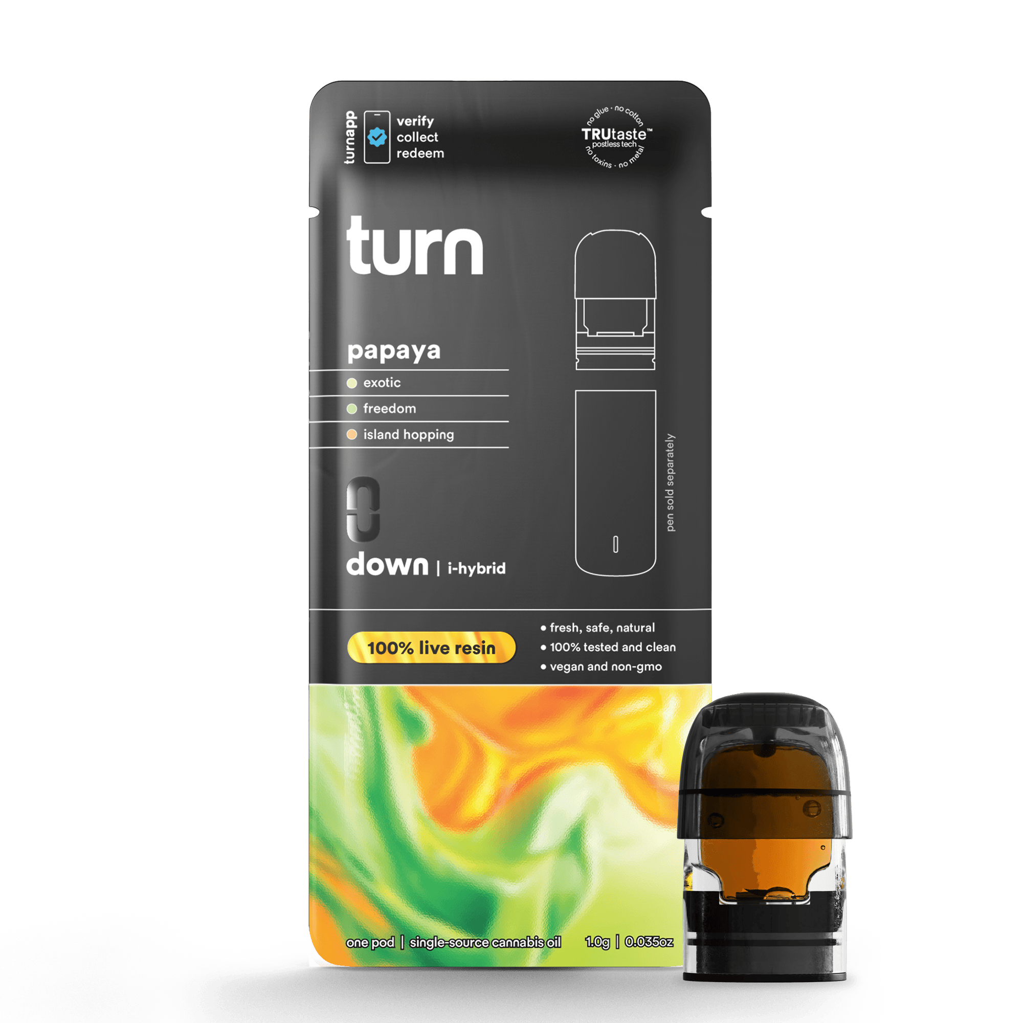 Papaya | 100% Live Resin | Indica by turn