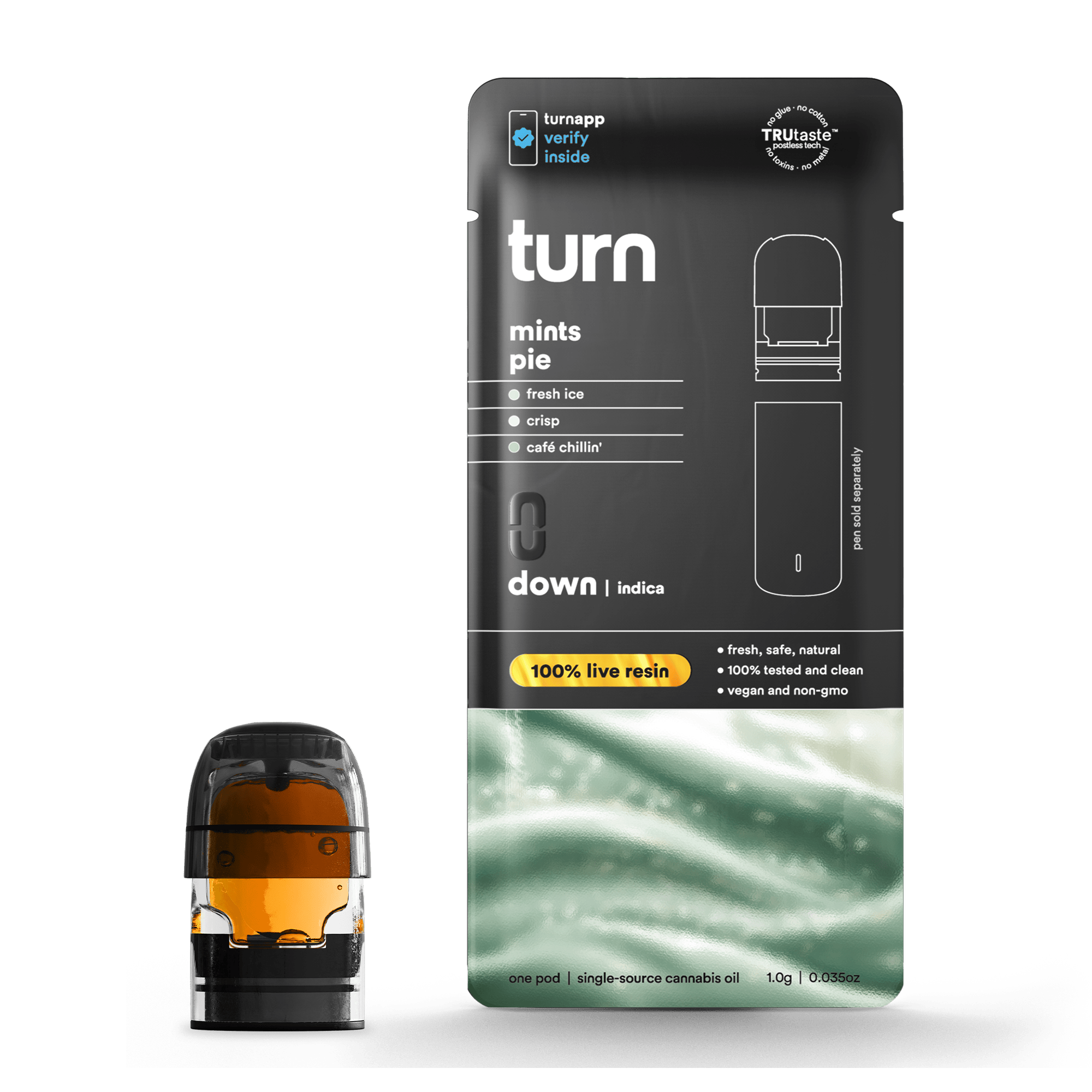 Mints Pie | 100% Live Resin | Indica by turn