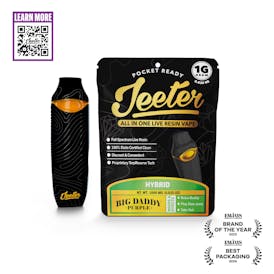Jeeter All In One Live Resin Vape - Big Daddy Purp