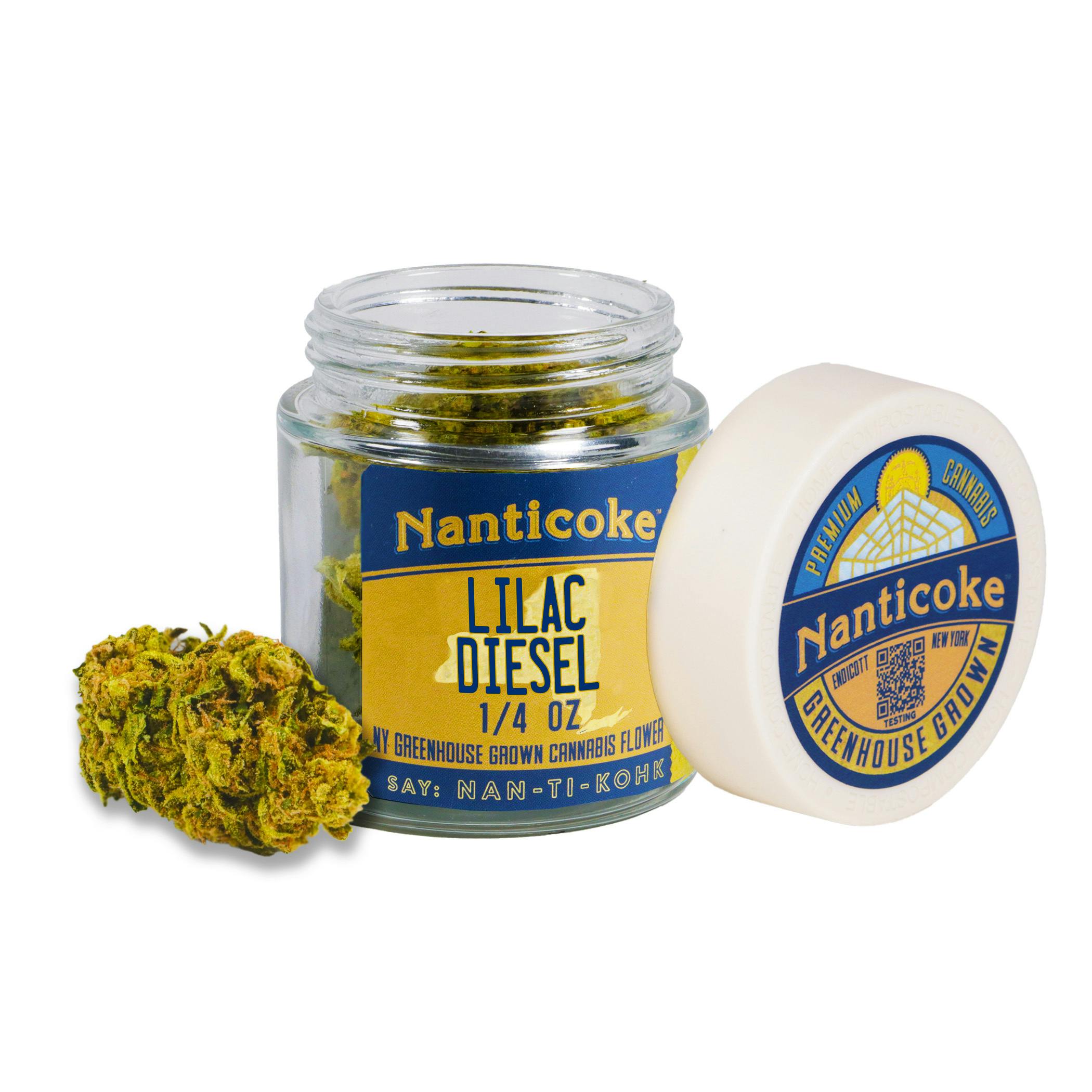 Lilac Diesel 1/4oz. Glass Jar by Nanticoke