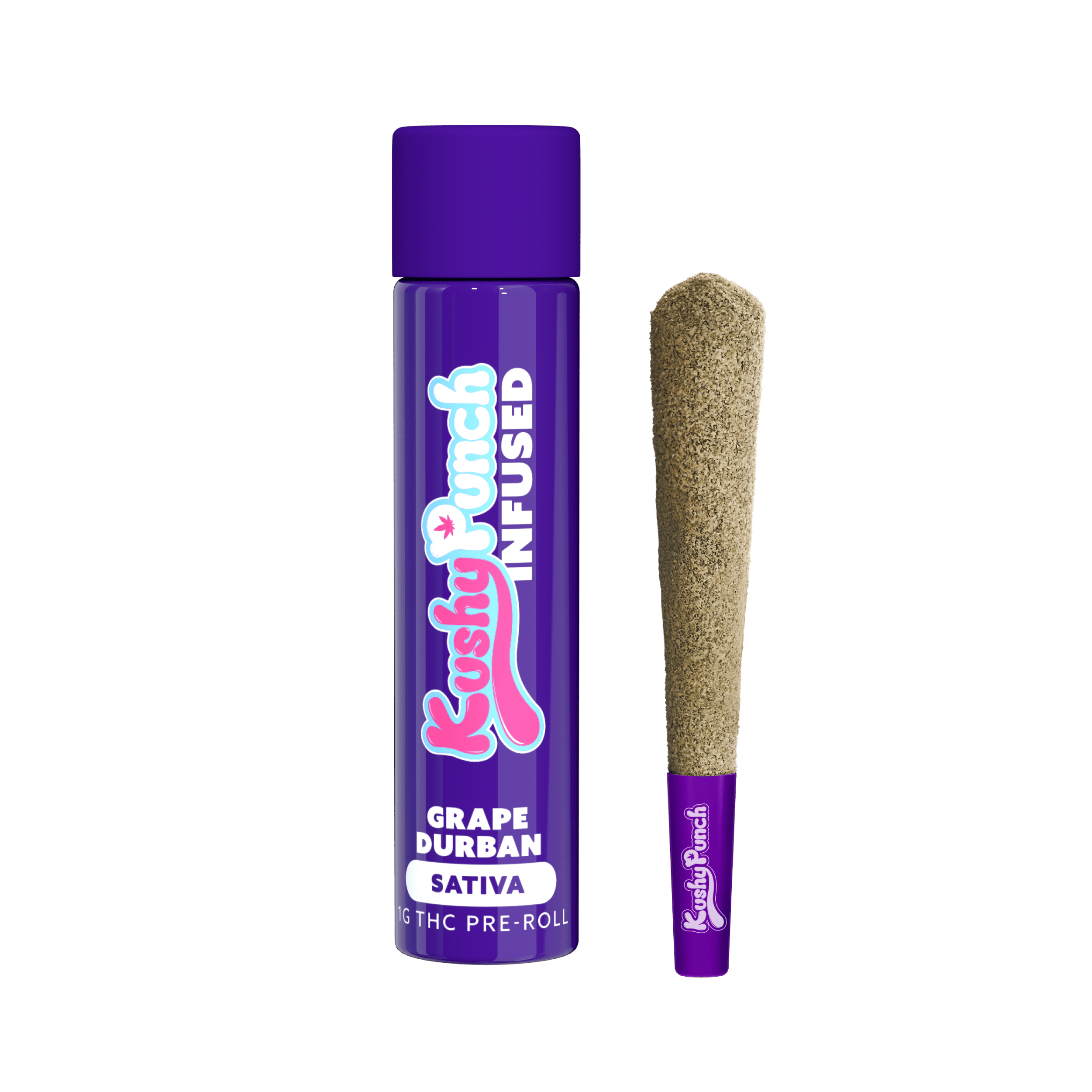 Grape Durban | Infused Joint | 1g by Kushy Punch