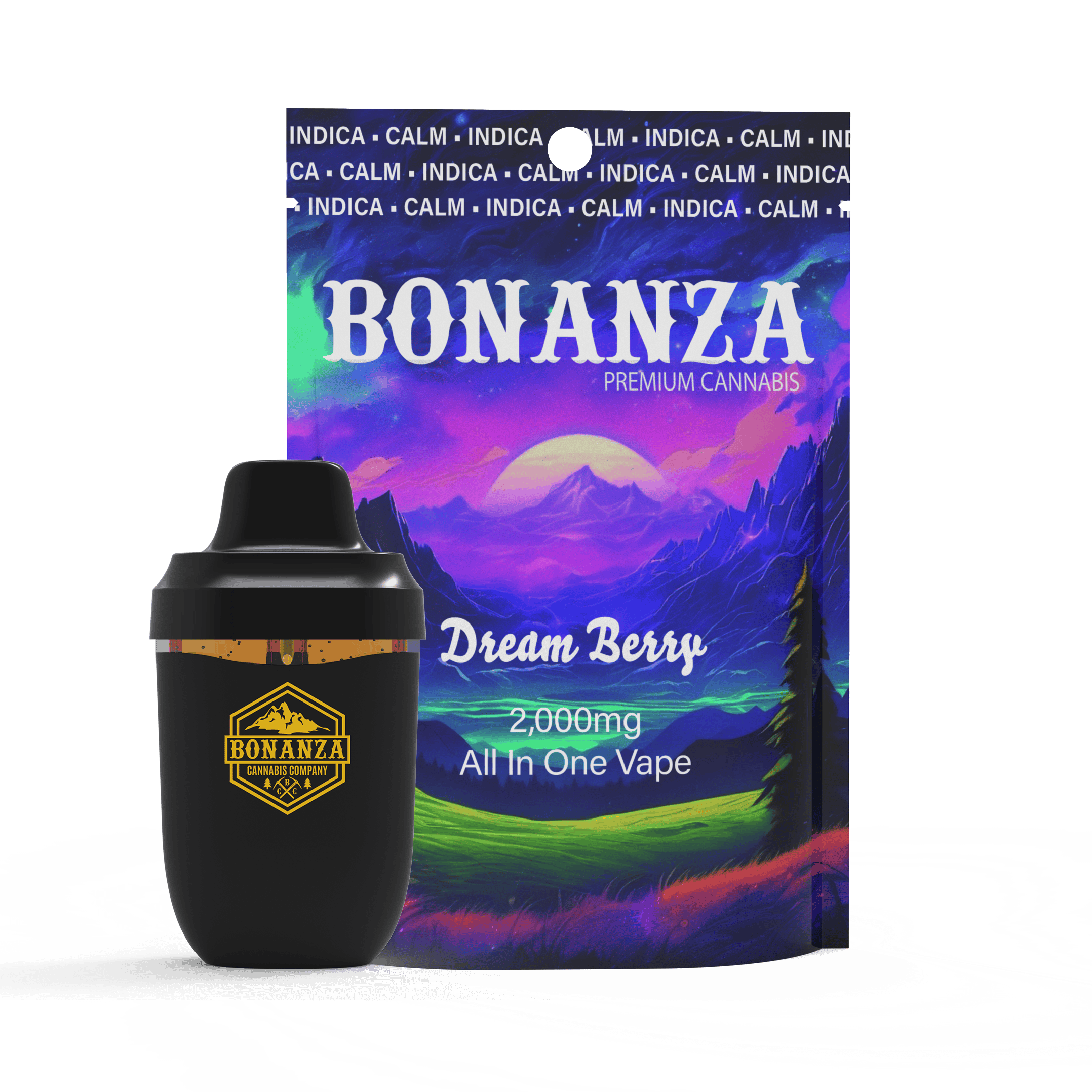 2000 MG Disposable Vape Dream Berry by Bonanza Cannabis Company