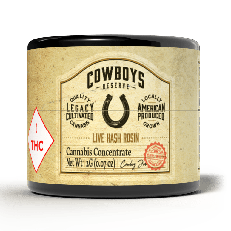 Cowboys Reserve 2g Rosin - Snake Venom - OG Inc