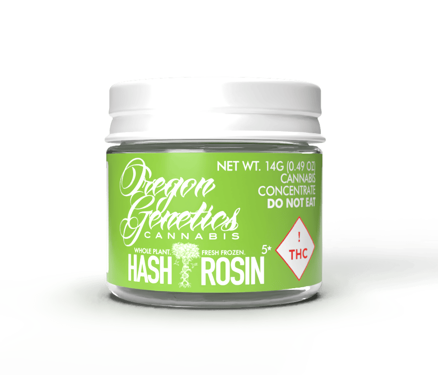 Oregon Genetics 5* 14g Hash Rosin - Peachnana - OG Inc