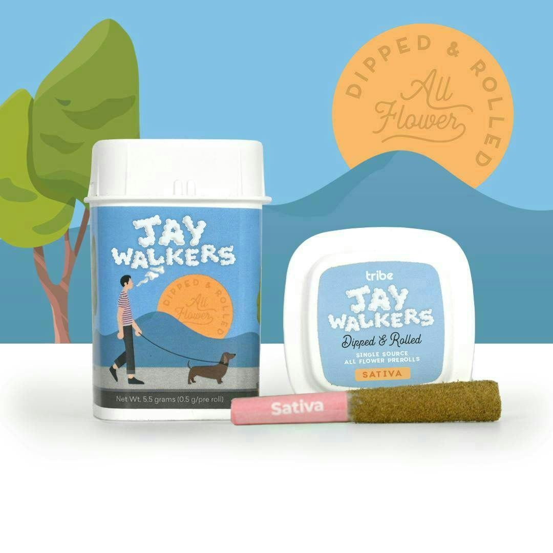 Tribe | Sweet Nut | Jaywalkers Dipped Infused Minis | 0.55g each | 11pk