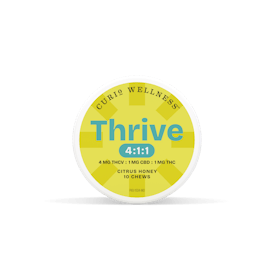 Thrive 4:1:1 THCV Chews [4mg THCV: 1mg CBD: 1mg THC/10ct]