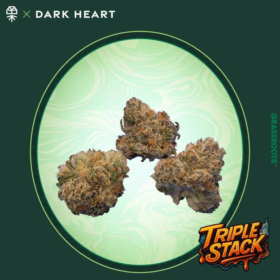 Triple Stack Small Buds - Dark Heart Collection