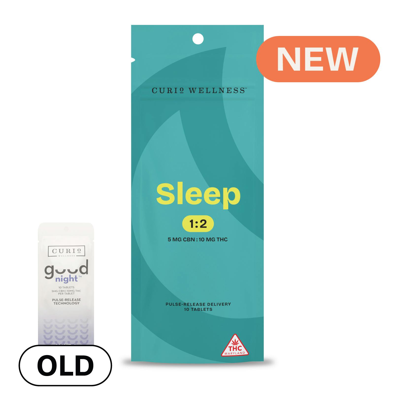 Sleep Tablets 1:2 [5mg CBN: 10mg THC/10ct] (Formerly Good Night) at Four Green Fields, LLC