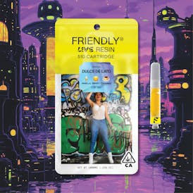 Friendly Brand | 1g Live Resin Cartridge | Dulce de Lato