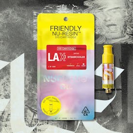 Friendly Brand x LAX Packs | 1g NU-Resin Cartridge | Strawcooler
