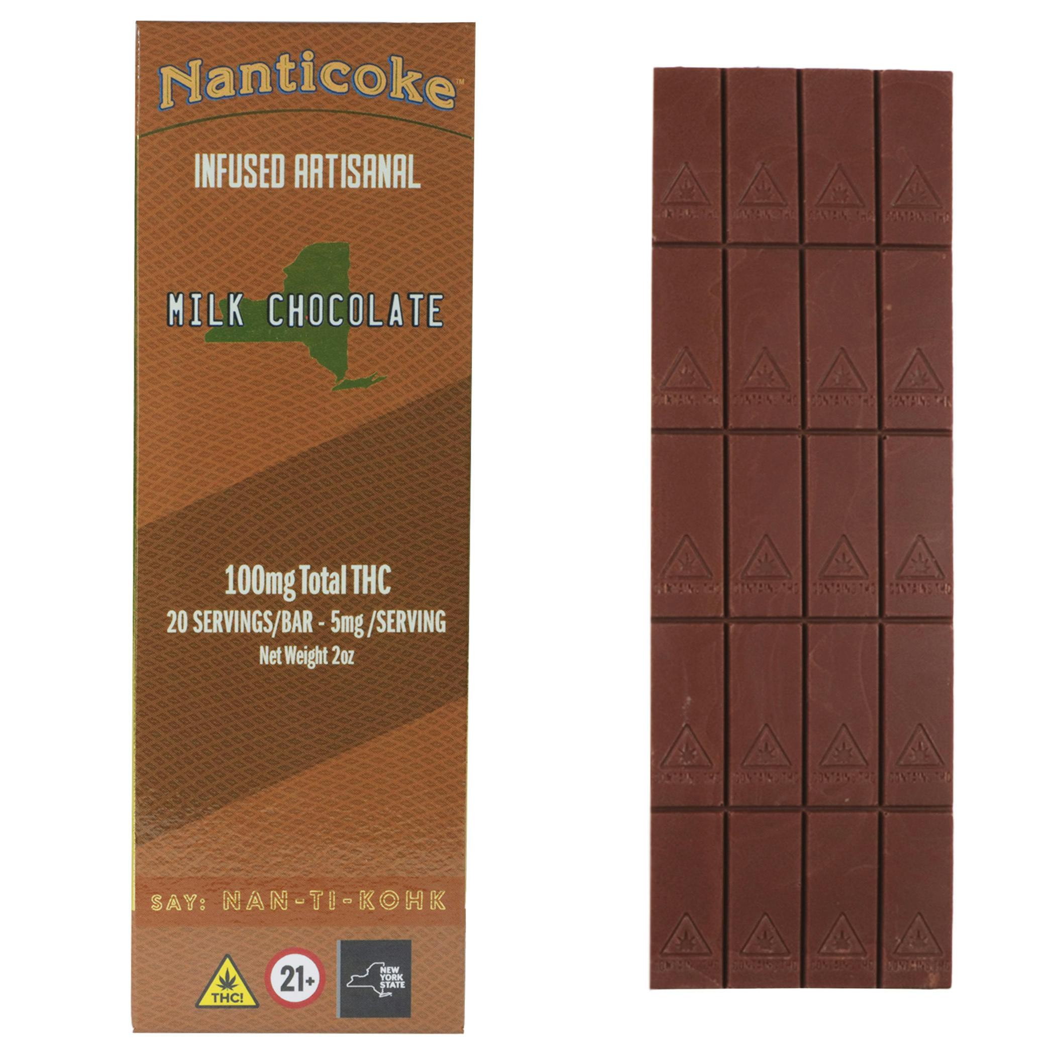 Infused Milk Chocolate 100mg by Nanticoke