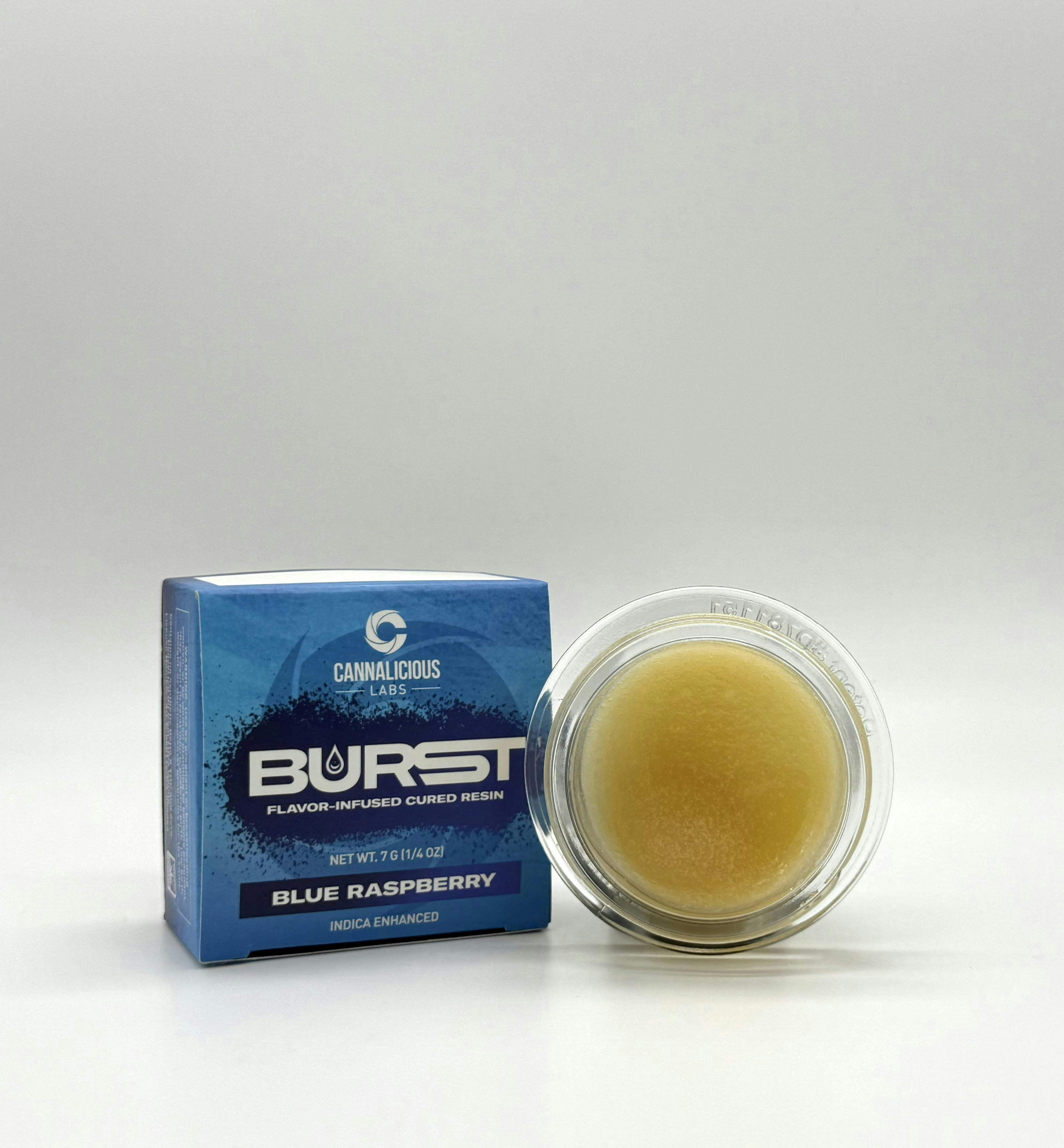 Blue Raspberry | BURST Cured Resin Badder | 7g by Cannalicious Labs