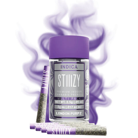 STIIIZY - LONDON PURPZ - 2.5G Naked Preroll Multipack, Pre-Rolls