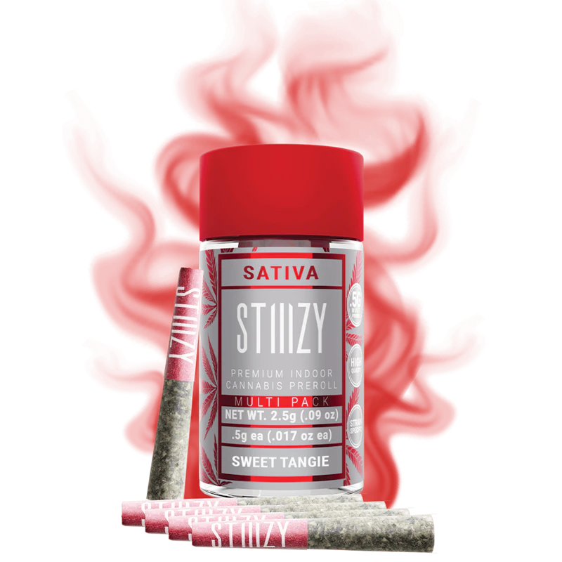 STIIIZY - SWEET TANGIE - 2.5G Naked Preroll Multipack, Pre-Rolls