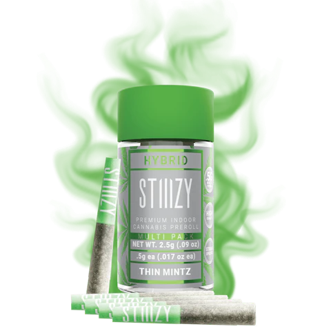 STIIIZY - THIN MINTZ - 2.5G Naked Preroll Multipack, Pre-Rolls