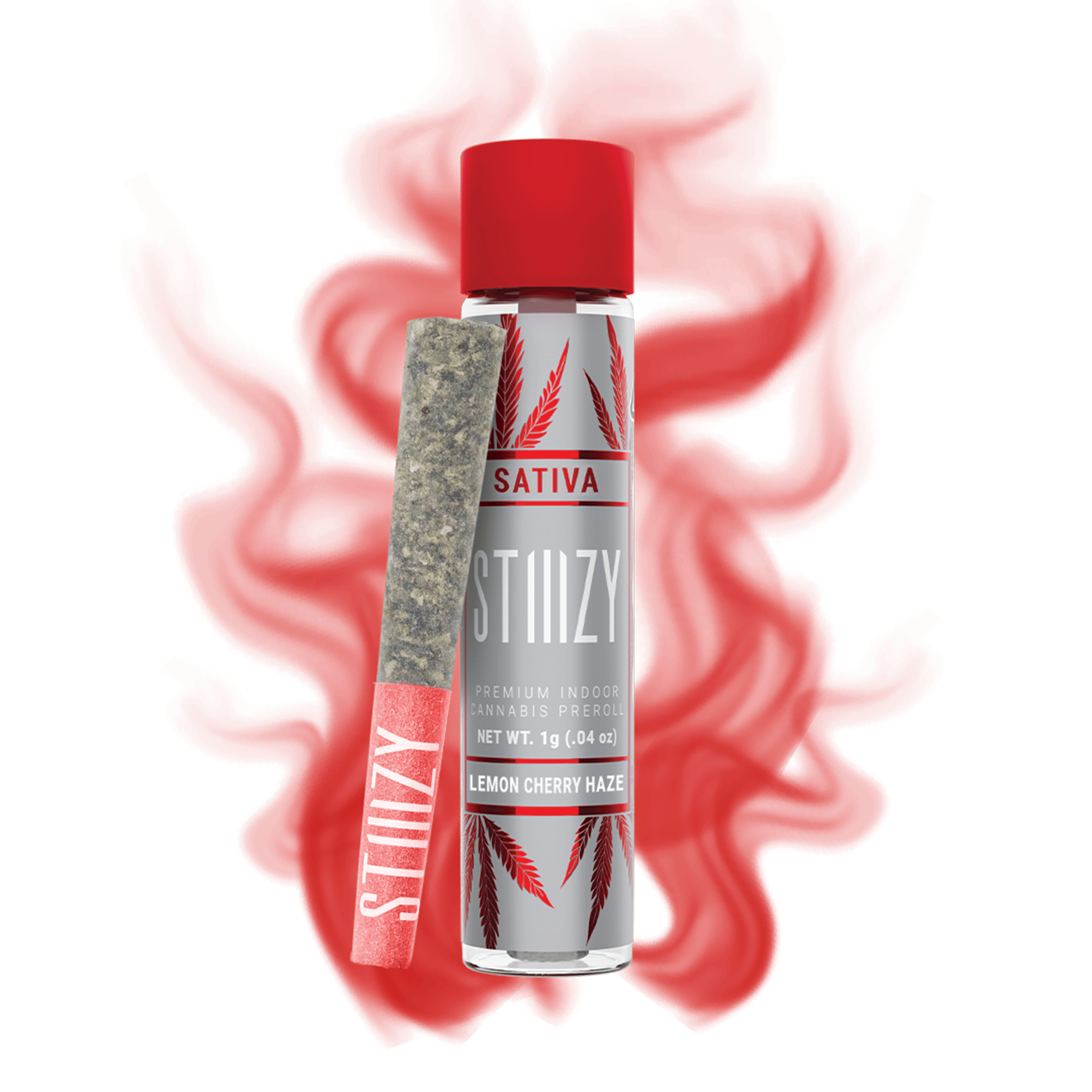 STIIIZY - LEMON CHERRY HAZE- 1G Naked Preroll — Pre-Rolls