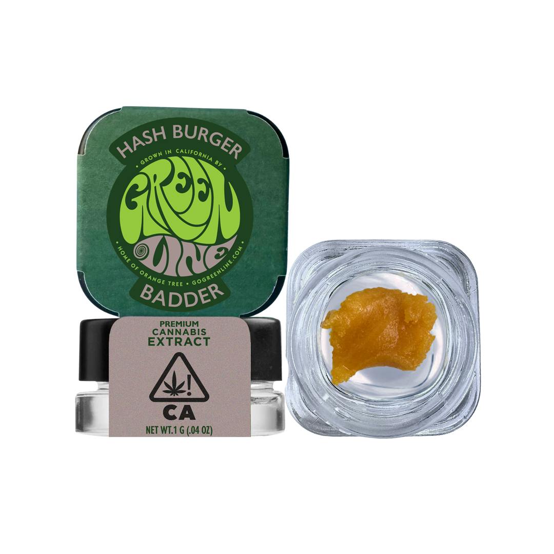Greenline: Hash Burger - Badder - Extract - Hybrid - 1g