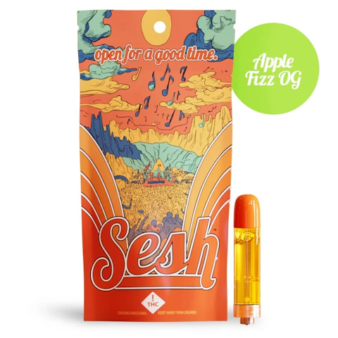 Apple Fizz OG - Cartridge (1000mg) - by Sesh® — cartridge listed on the Herbs 4 You menu