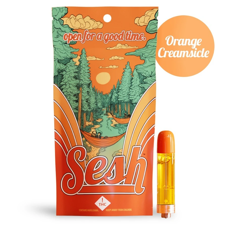 Orange Creamsicle - Cartridge (1000mg) - by Sesh® — cartridge listed on the Herbs 4 You menu