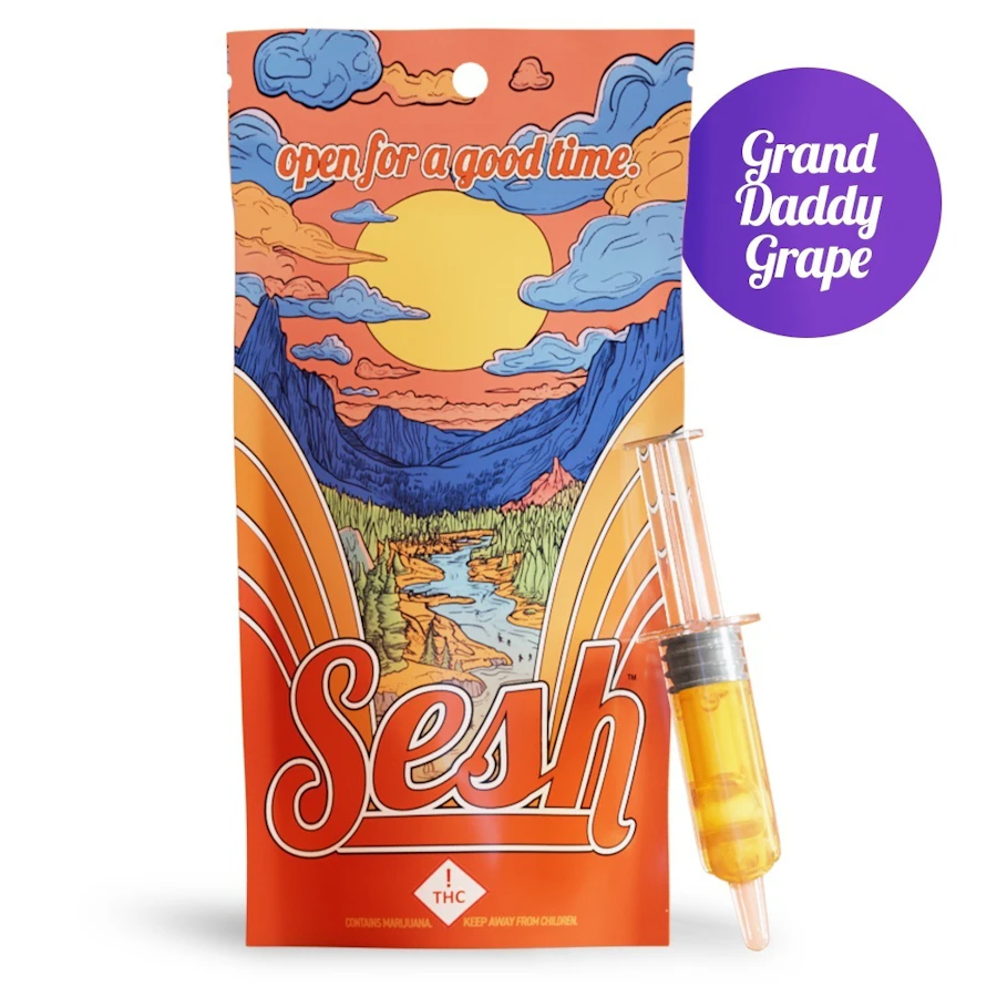 Grand Daddy Grape - Syringe (1000mg) - by Sesh® — solvent listed on the Herbs 4 You menu