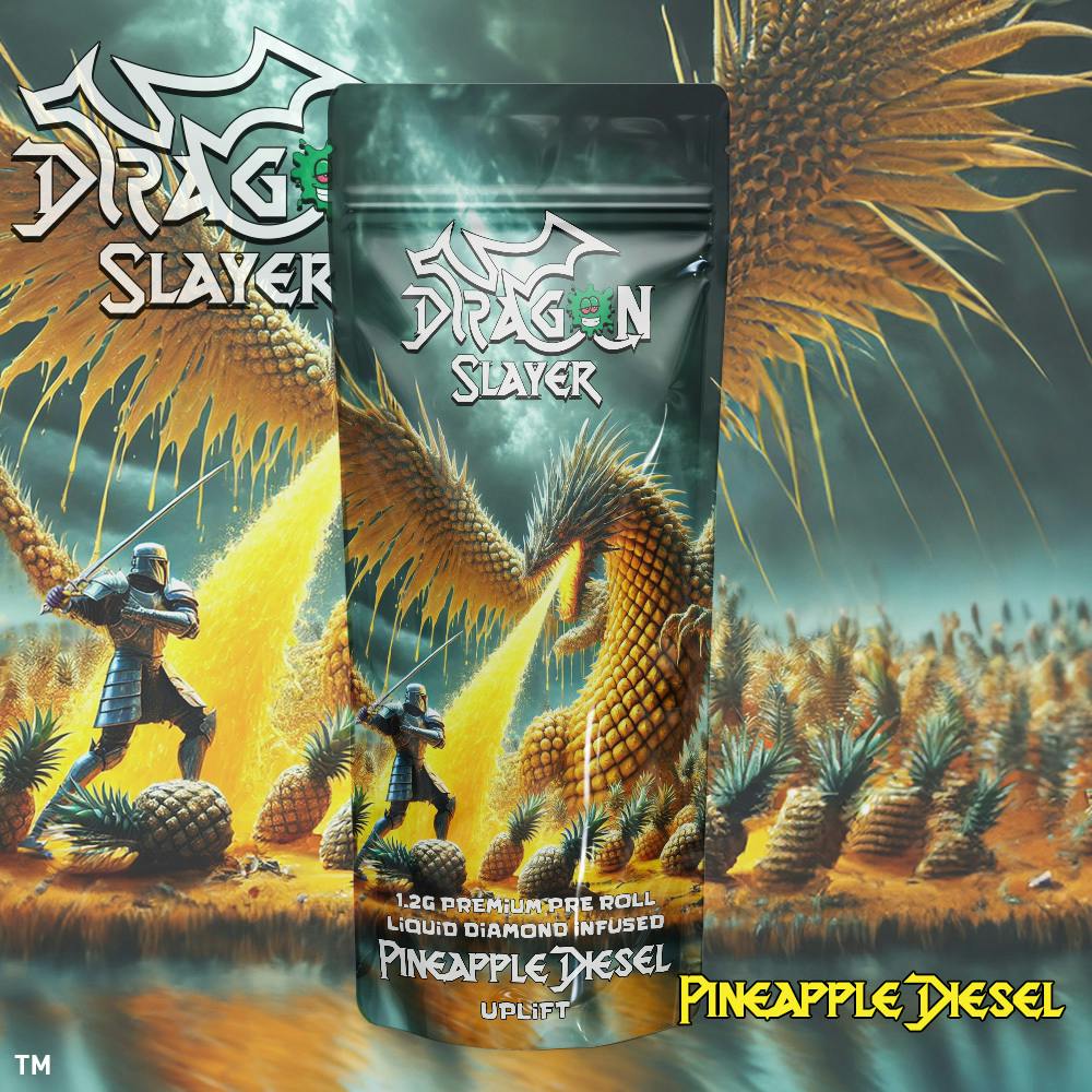 Pineapple Express | Dragon Slayers | Infused Pre-roll | 1.2g by Giggles