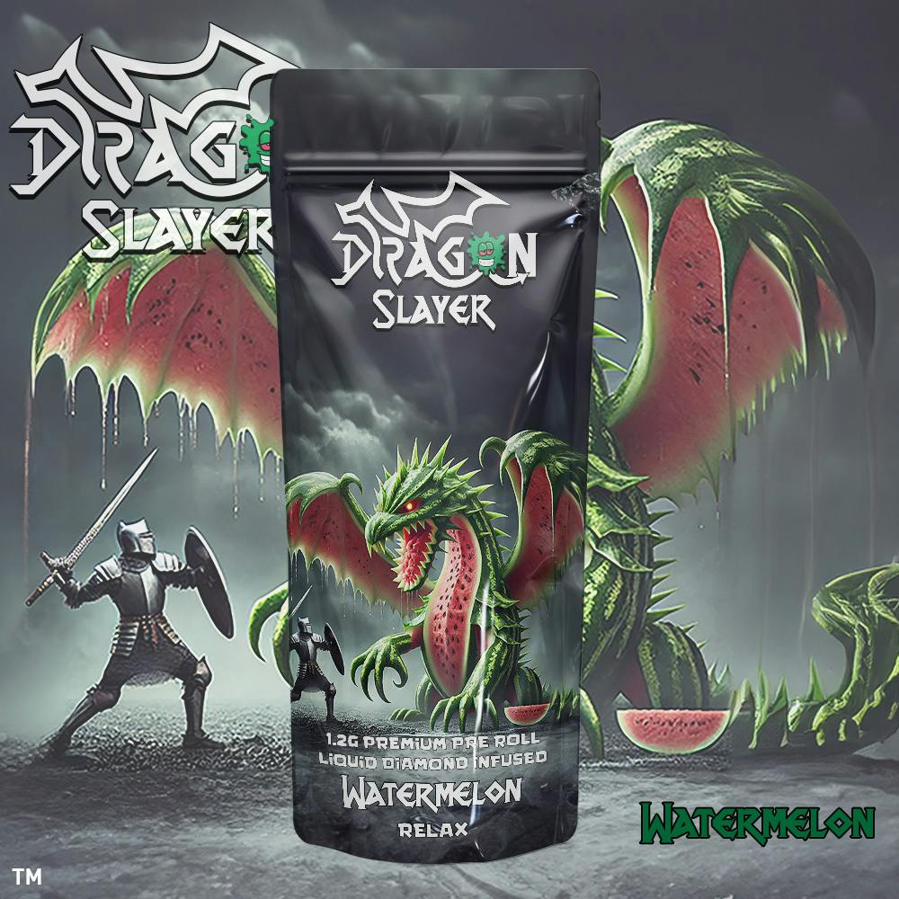 Dragon Slayers | Watermelon | Infused Pre-roll | 1.2g