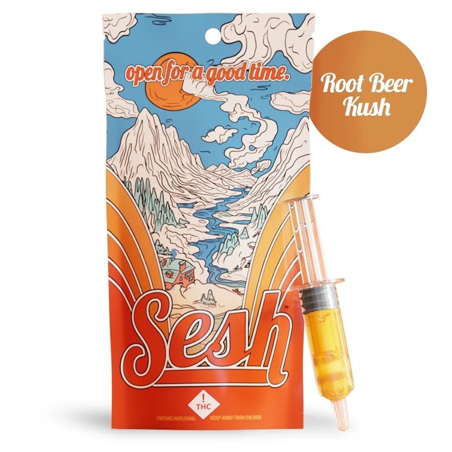 Root Beer Kush - Syringe (1000mg) - by Sesh® — solvent listed on the Herbs 4 You menu