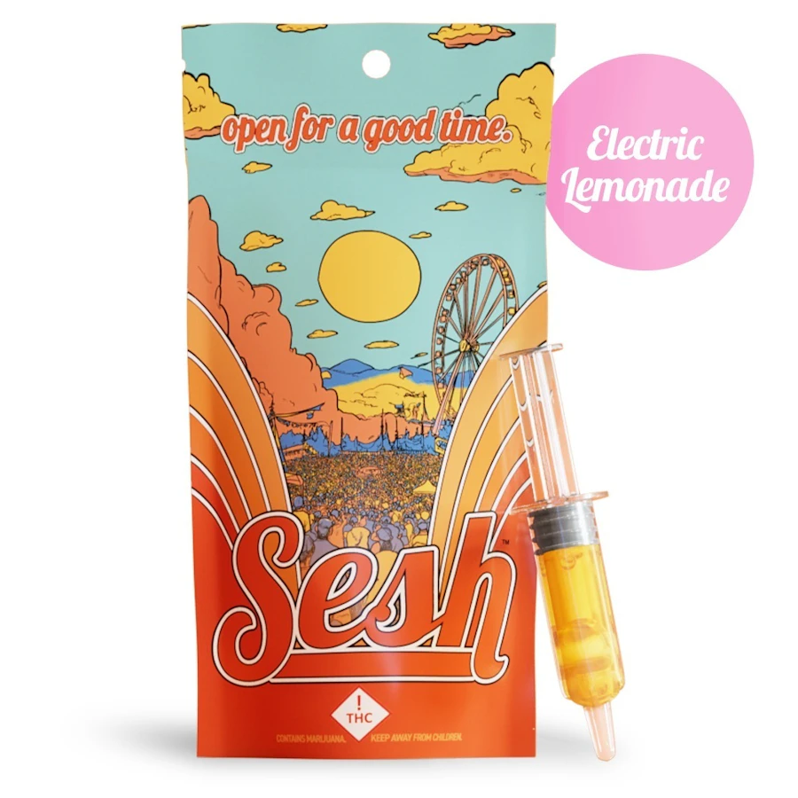 Electric Lemonade - Syringe (1000mg) - by Sesh® — solvent listed on the Herbs 4 You menu