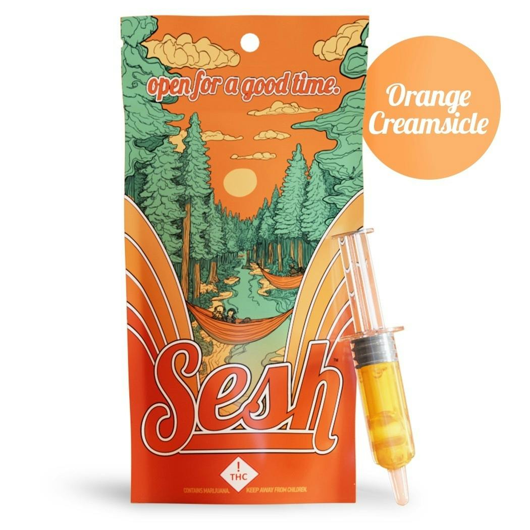 Orange Creamsicle - Syringe (1000mg) - by Sesh® at Wild Wild Weed